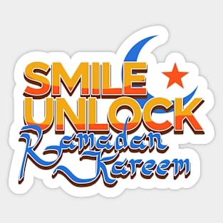 Smile Unlock Ramadan Kareem Sticker